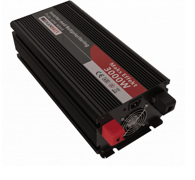 Hovedbilde SKANBATT Inverter 12V 3000W Ren Sinus med ...