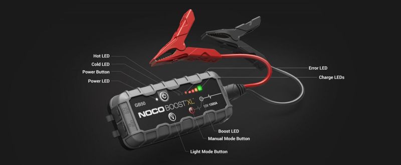 NOCO GB50 Lithium Startbooster 12V 1500Amp