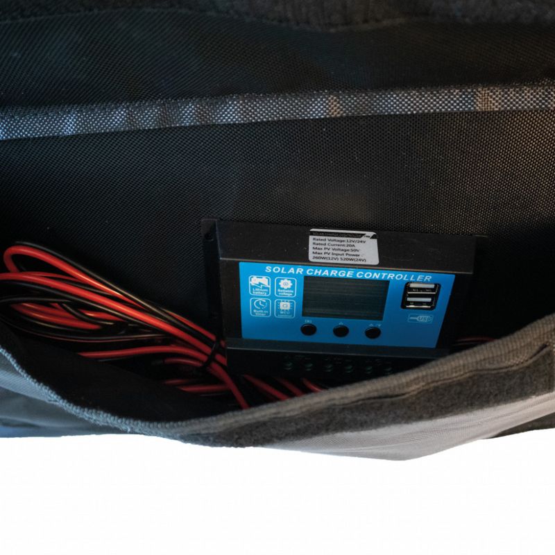 SKANBATT Sammenleggbart Solcellepanel 60W m/regulator