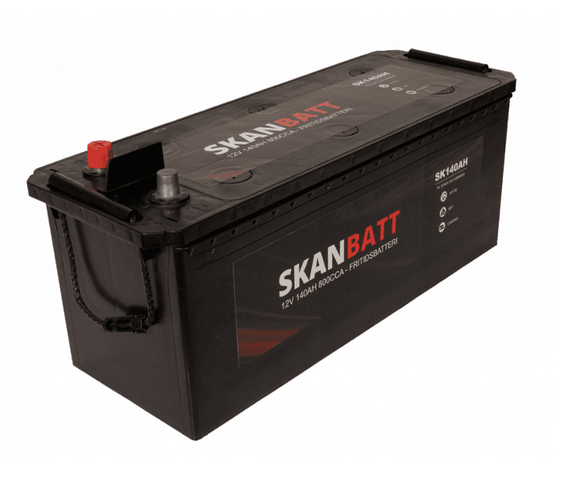 SKANBATT Fritidsbatteri 12V 140AH 800CCA