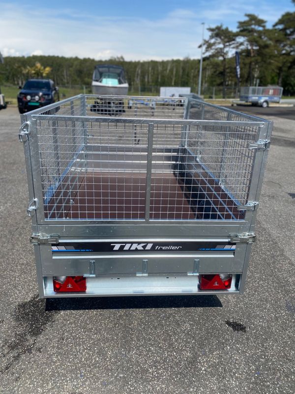 Tiki Tilhenger CS250-RB/1,45 Med Nettinggrind